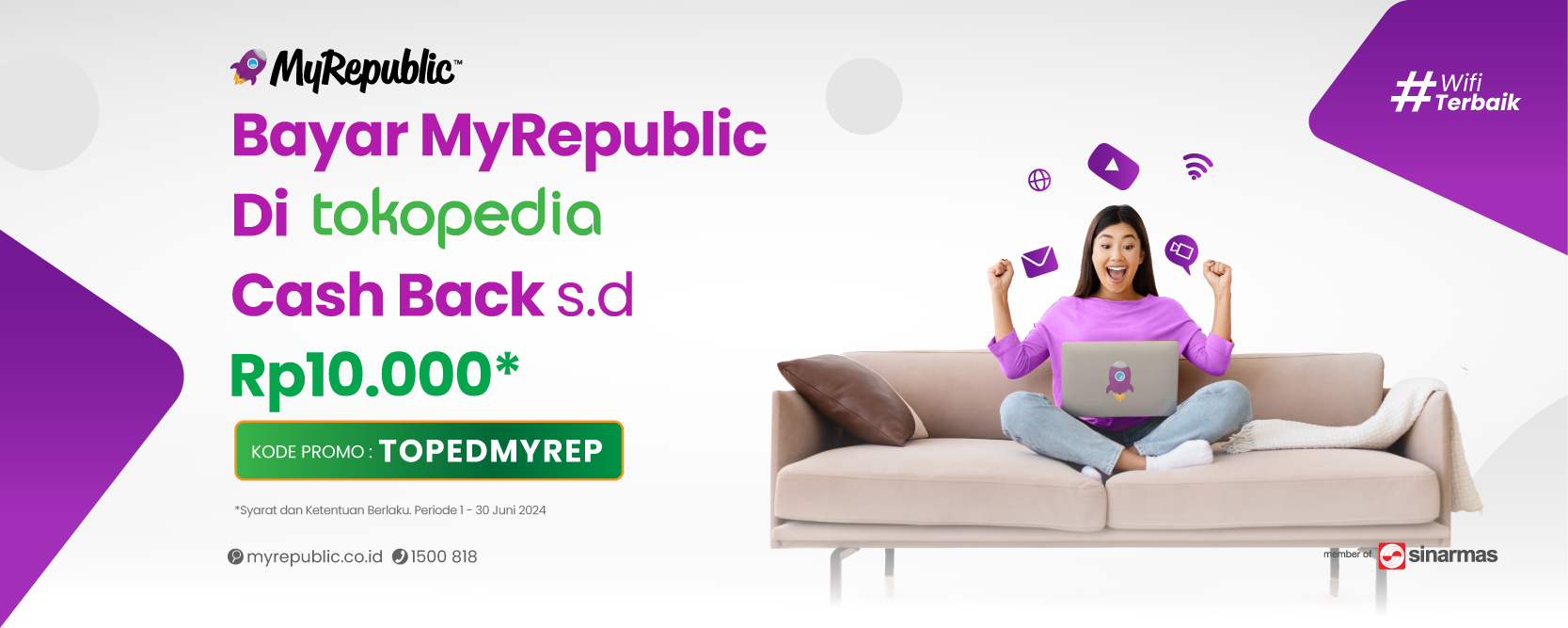 Promo MyRepublic Tokopedia
